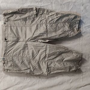 Basic addition capri pants tan or cream 2X